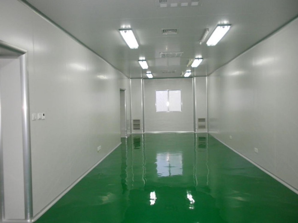 凈化車(chē)間裝修弧角安裝效果圖